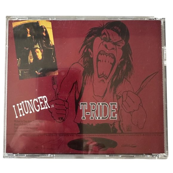 T-Ride on tour with Joe Satriana 1992 Hollywood Records music CD BROKEN CASE - Picture 3 of 7